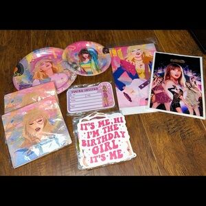 Taylor Swift Party Supplies Set